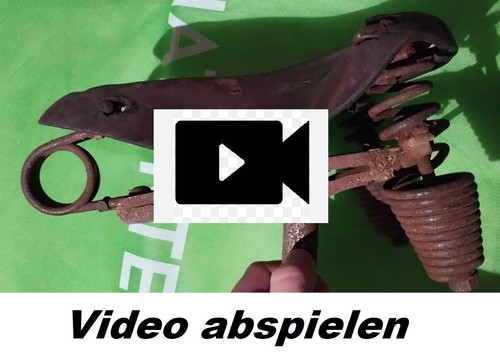 Alter sattel oldtimer fahrrad - sattel,