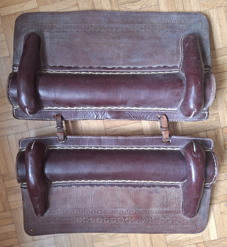 Sattel aus dickem leder - dickem,