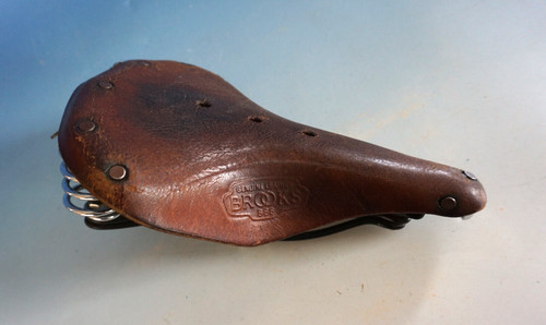 Vintage brooks leder sattel - brooks,