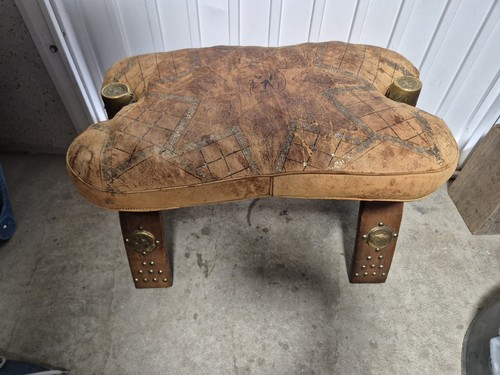 Kamelsattel hocker vintage - kamelsattel,