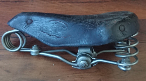 Alter ledersattel herrenrad - ledersattel,